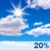 Friday: Mostly Sunny