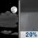 Tonight: Partly Cloudy then Widespread Frost