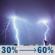 Tonight: Smoke and a chance of rain showers before 8pm, then smoke and a slight chance of showers and thunderstorms between 8pm and 11pm, then smoke and a chance of showers and thunderstorms between 11pm and 2am, then areas of smoke and showers and thunderstorms likely between 2am and 3am, then smoke and showers and thunderstorms likely. Mostly cloudy. Low around 66, with temperatures rising to around 69 overnight. Southwest wind 10 to 15 mph. Chance of precipitation is 60%. New rainfall amounts between a half and three quarters of an inch possible. Tonight: Smoke