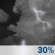 Tonight: Scattered Showers And Thunderstorms